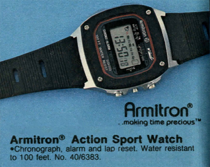 1980s Armitron Sports Watch