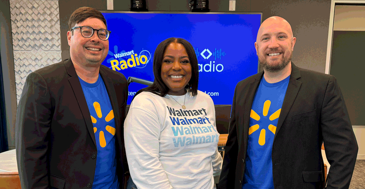 Walmart & Sam's Club broadcast managers Chris, Kirby and Bo
