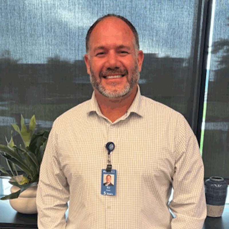 RJ Zanes, VP of Facility Services